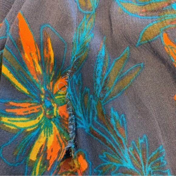 Free People Intimately One Step Ahead Blue Tropical Cut Out Maxi Dress - Picture 7 of 9